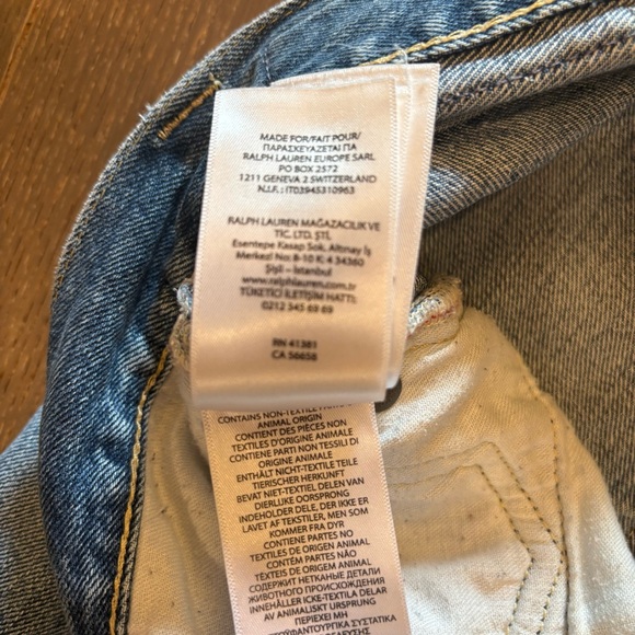 Polo Ralph Lauren $268 The Avery Boyfriend Distressed Jeans 29/8 like new - Picture 12 of 15